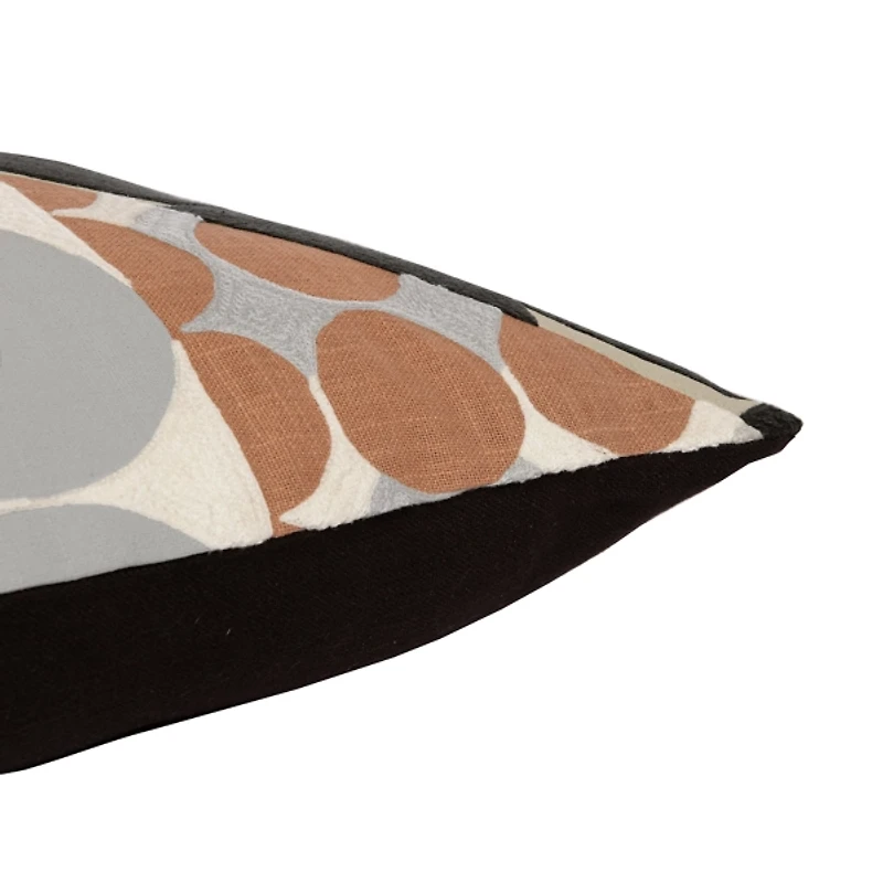 Contemporary Geometric Dots Throw Pillow