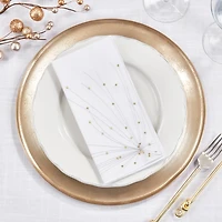 Gold Cascading Firework Napkins, Set of 4