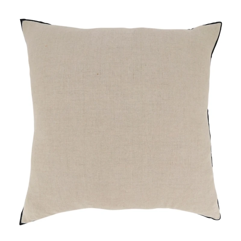 Tan Fringe Diamond Throw Pillow Cover