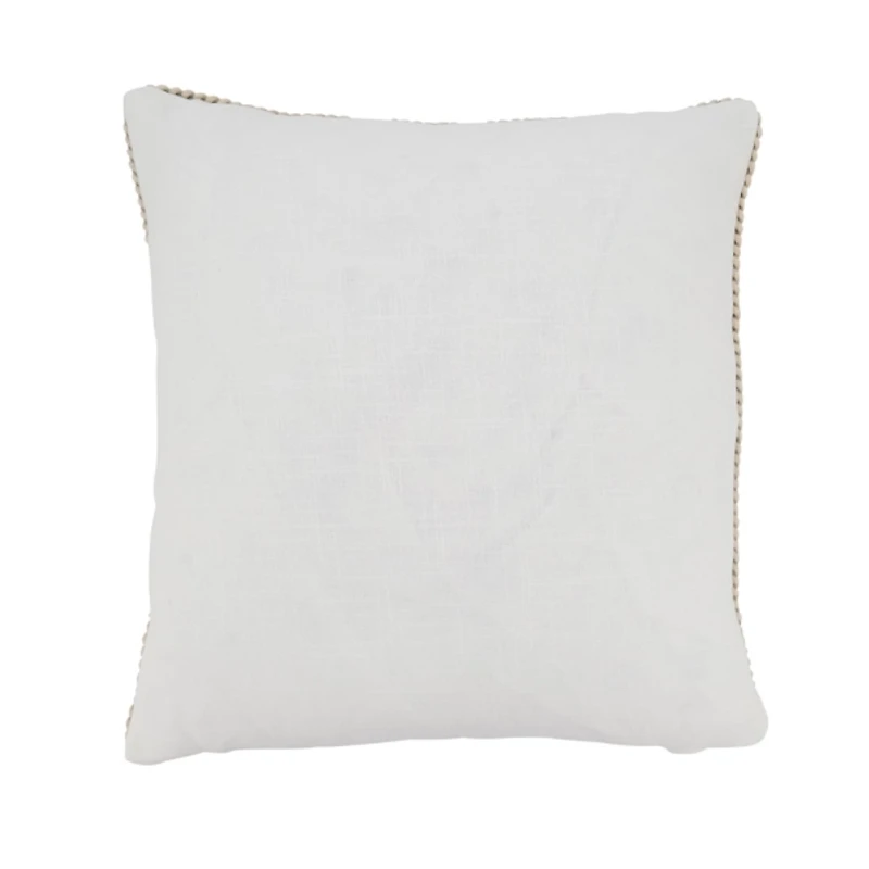 Starfish Serenity Embroidered Throw Pillow