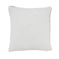 Starfish Serenity Embroidered Throw Pillow
