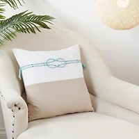 Nautical Knot Throw Pillow