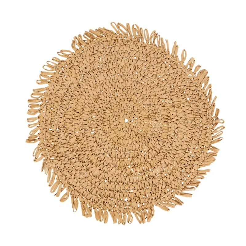 Natural Rustic Raffia Placemats, Set of 4