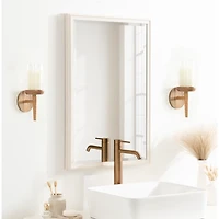 Natural Wood Torch Sconce