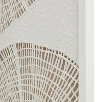 Sand Dollar Rice Paper Shadowbox Wall Plaque