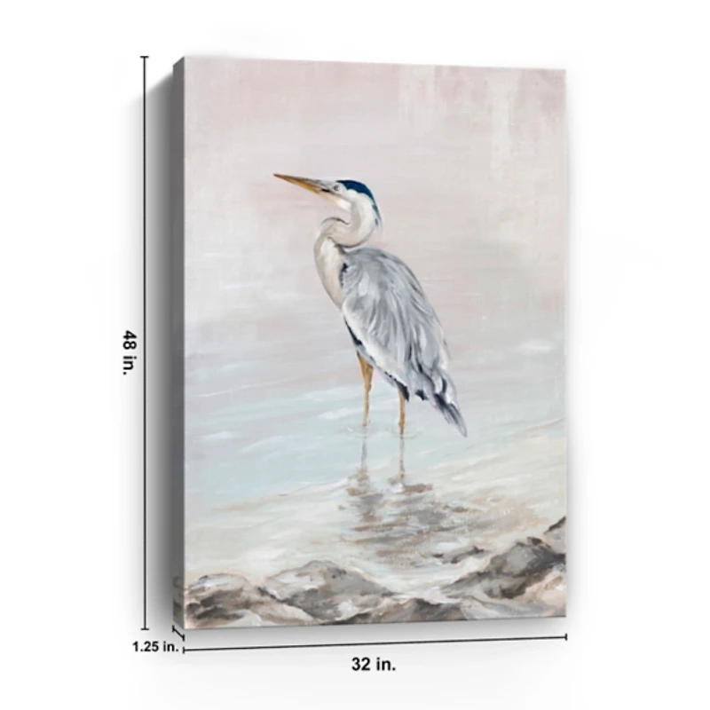 Heron Beauty I Canvas Art Print, 32x48 in.