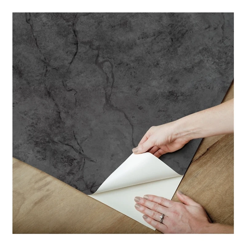 Black Marble Peel & Stick Wallpaper