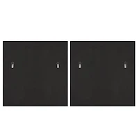 Frameless Beveled Square Mirrors, Set of 2