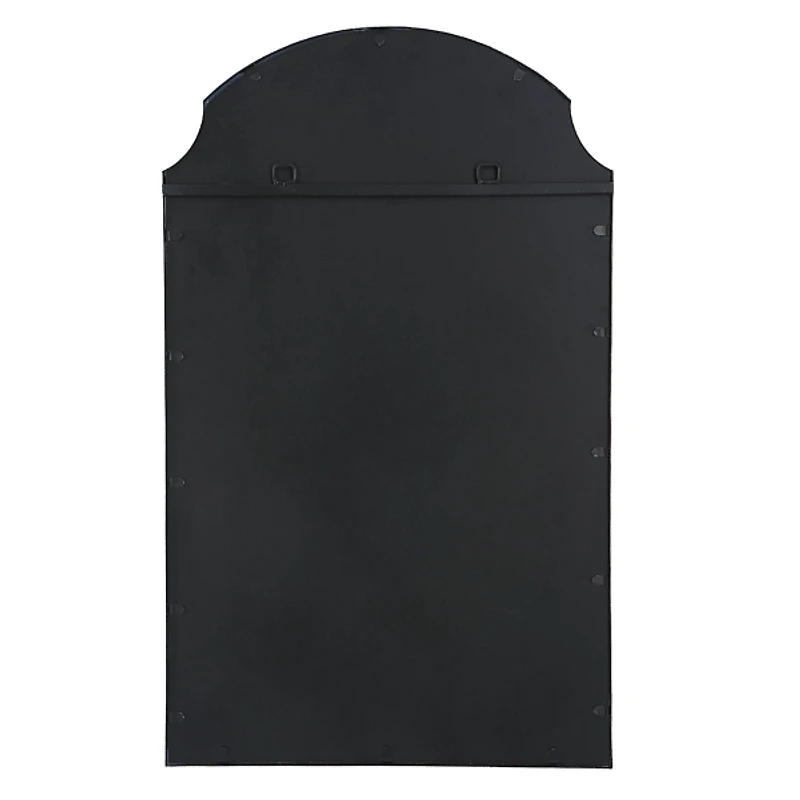 Dark Bronze Arched Scallop Edge Wall Mirror