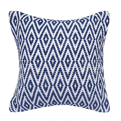 Navy Harlequin Indoor/Outdoor Pillow