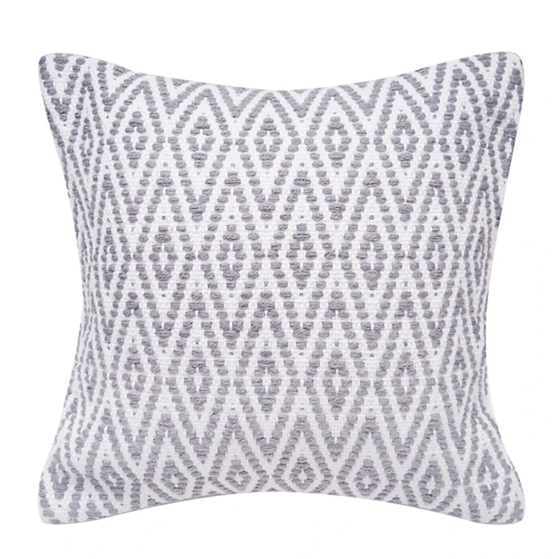 Gray Harlequin Indoor/Outdoor Pillow