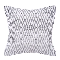 Gray Harlequin Indoor/Outdoor Pillow
