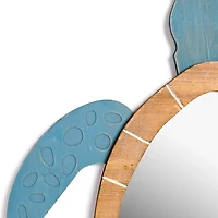 Sea Turtle Wood Wall Mirror