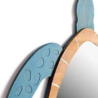 Sea Turtle Wood Wall Mirror