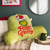 Grinch Book Nook Christmas Pillow