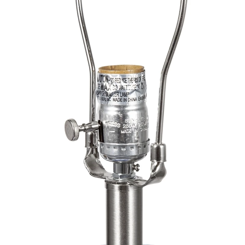 Blue & White Floral Ceramic Table Lamp