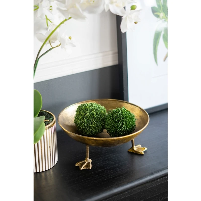 Gold Duck Feet Trinket Dishes, Set of 2