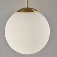 Antique Brass Side Table Floor Lamp