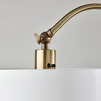 Antique Brass Arc Floor Lamp