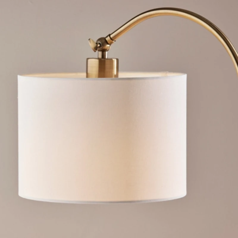 Antique Brass Arc Floor Lamp