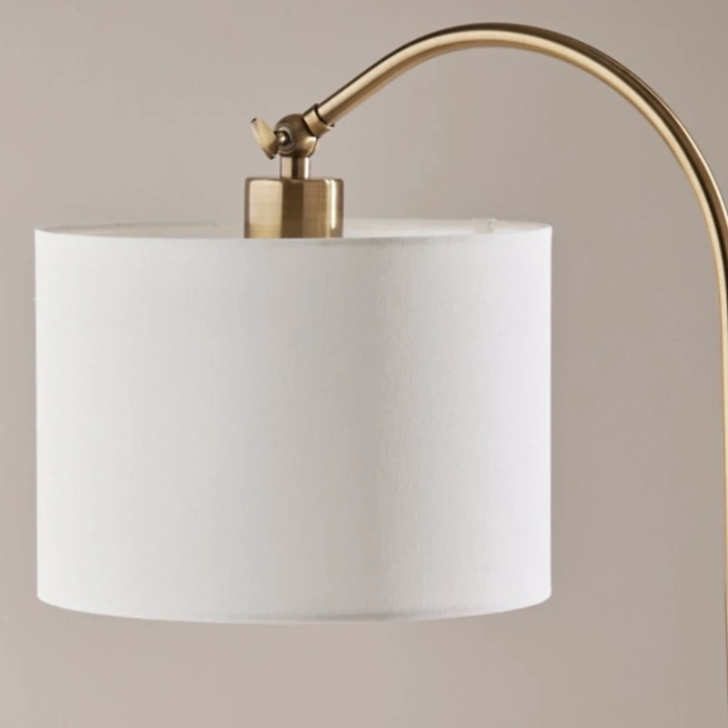 Antique Brass Arc Floor Lamp