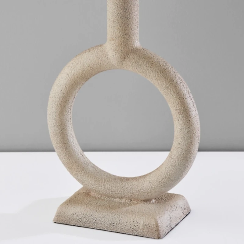 Natural Stone Ring Ellie Table Lamp