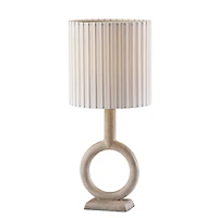 Natural Stone Ring Ellie Table Lamp