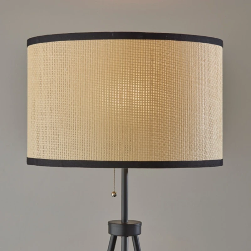 Natural Woven Shade Rowan Floor Lamp