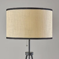 Natural Woven Shade Rowan Floor Lamp