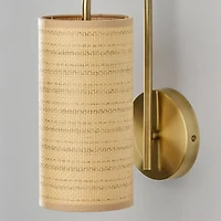 Natural Woven Shade Malina Wall Sconce