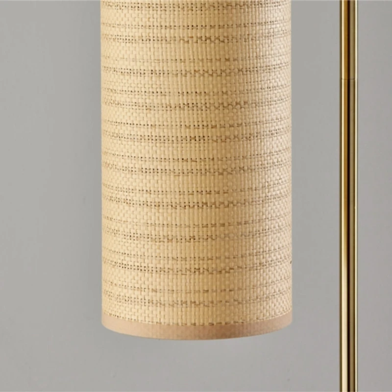 Natural Woven Shade Malina Floor Lamp