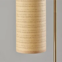 Natural Woven Shade Malina Floor Lamp