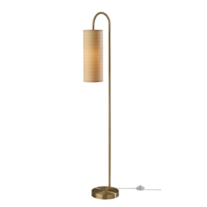 Natural Woven Shade Malina Floor Lamp
