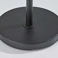 Black Pleated Empire Shade Jeremy Floor Lamp