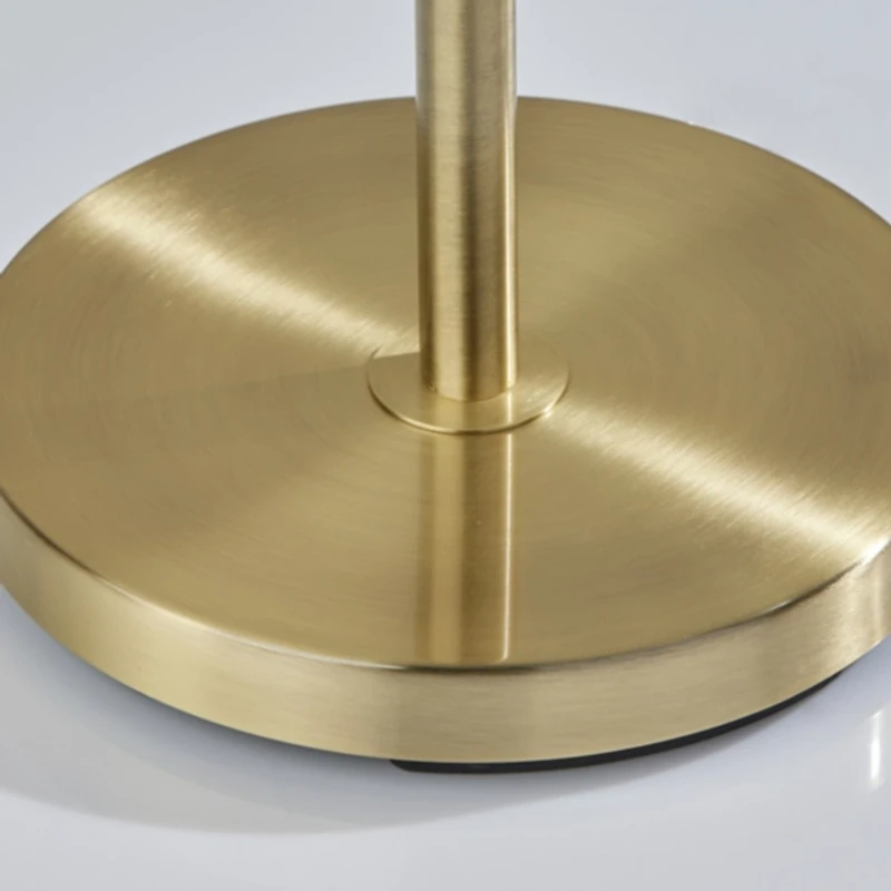 Brass Pleated Empire Shade Jeremy Floor Lamp