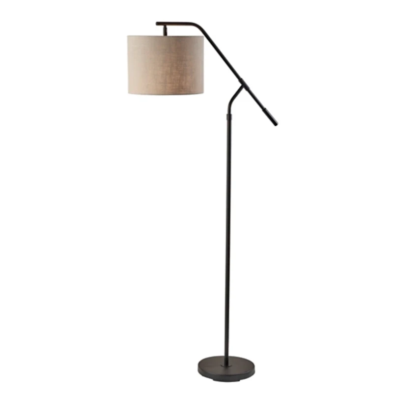 Black Contemporary Tyler Floor Lamp