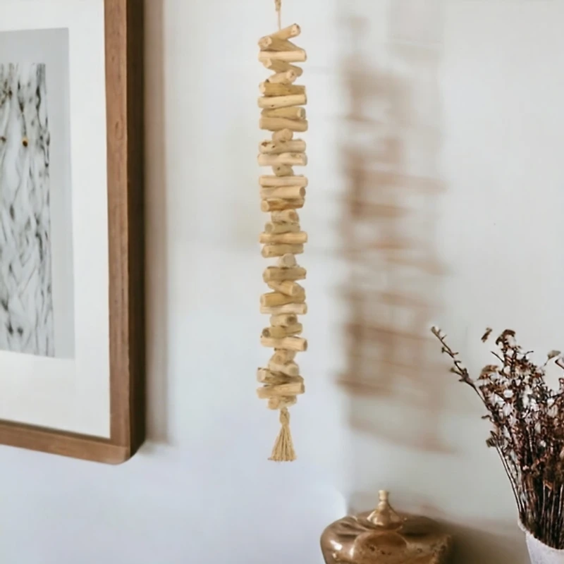 Large Natural Wood Branch Garland