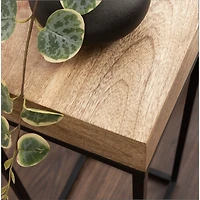 Mango Wood Tabletop Square Side Table