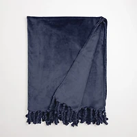 Navy Perfectly Plush Throw