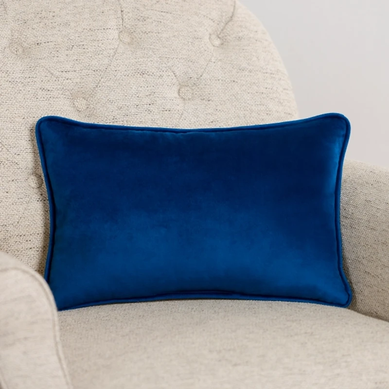 Blue Sit By Me Lumbar Pillow