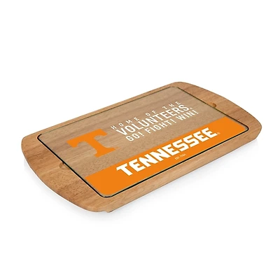 Tennessee Volunteers Wood and Glass Serving Board