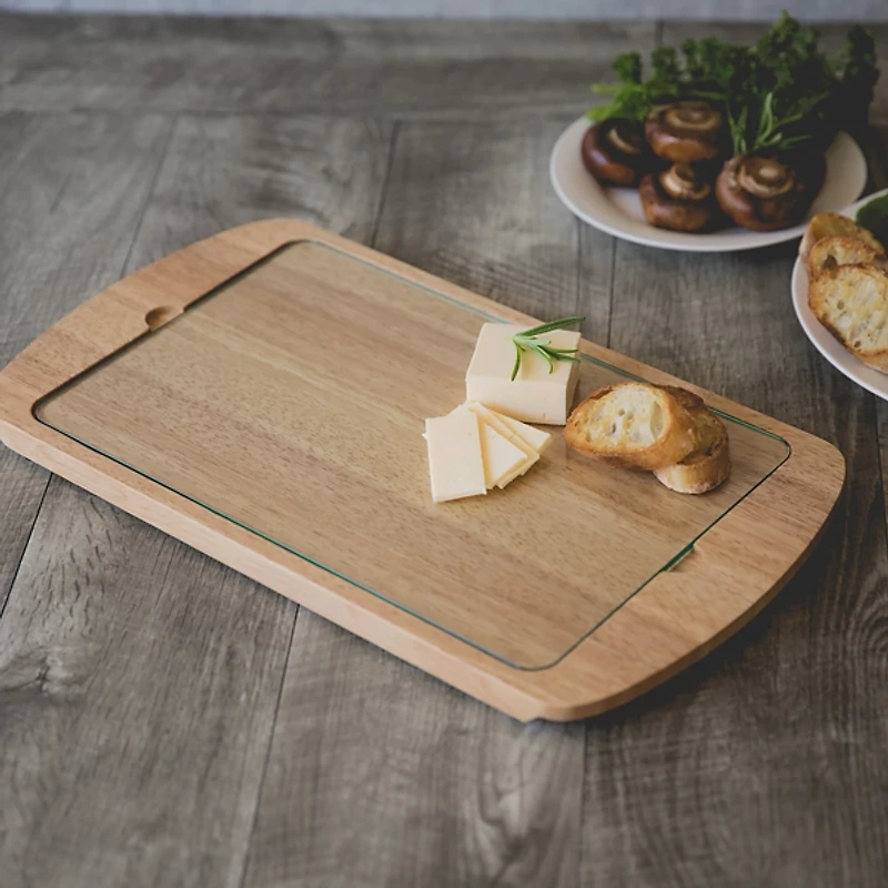 Kentucky Wildcats Wood and Glass Serving Board