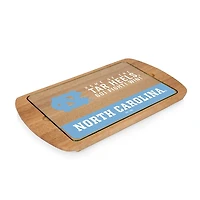 Tar Heels Wood and Glass Serving Board