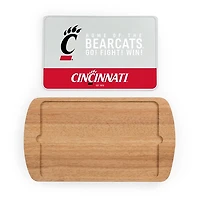 Cincinnati Bearcats Wood and Glass Serving Board
