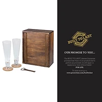 Acacia New Orleans Saints Beer Glass Set