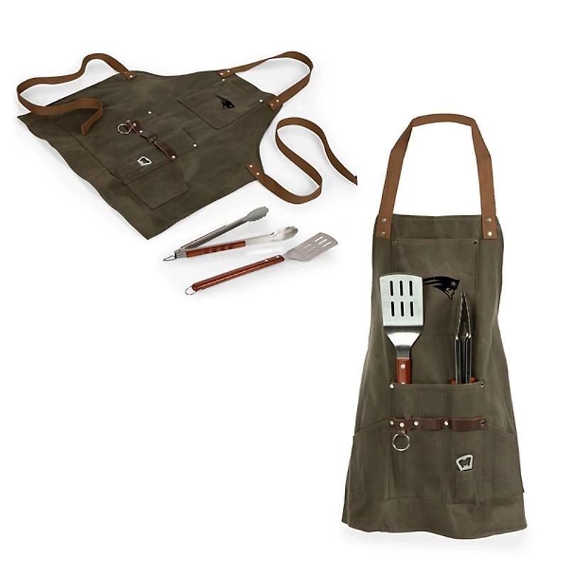 New England Patriots Barbecue Apron Gift Set