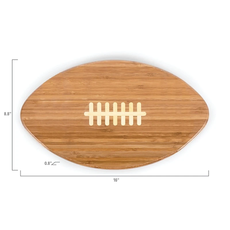 Pittsburgh Steelers Bamboo Football Cutting Board