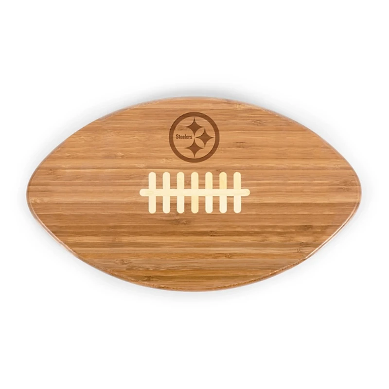 Pittsburgh Steelers Bamboo Football Cutting Board