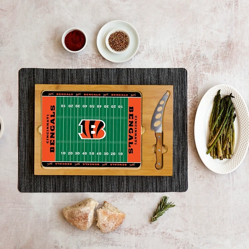 Cincinnati Bengals Cutting Board & Knife Set