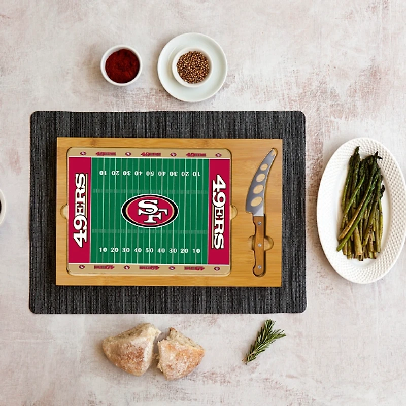 San Francisco 49ers Cutting Board & Knife Set